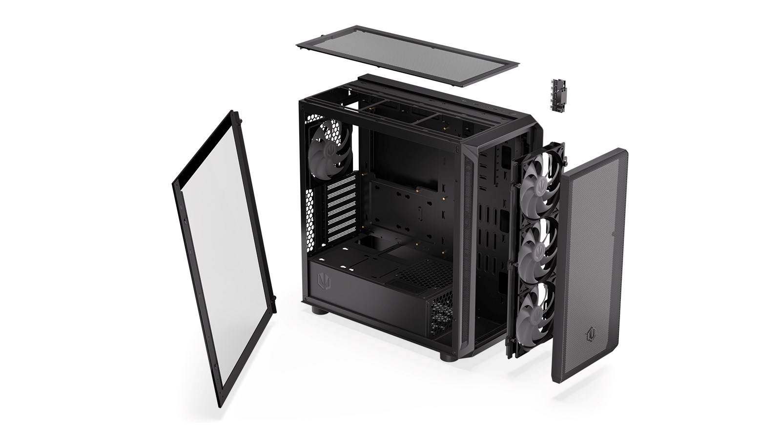ENDORFY Arx 700 ARGB, Tower, PC, Noir, ATX, ITX, micro ATX, Multi, Ventilateur-5