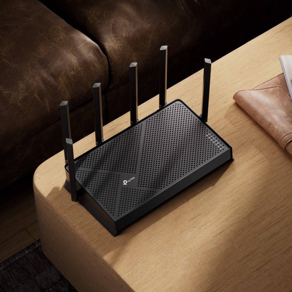 TP-LINK BE6500 Dual-Band Wi-Fi 7 Router 688Mbps at 2.4GHz + 5764Mbps at 5GHz 6xAntennas 2.0 GHz Quad-Core CPU 1x2.5Gbps-3