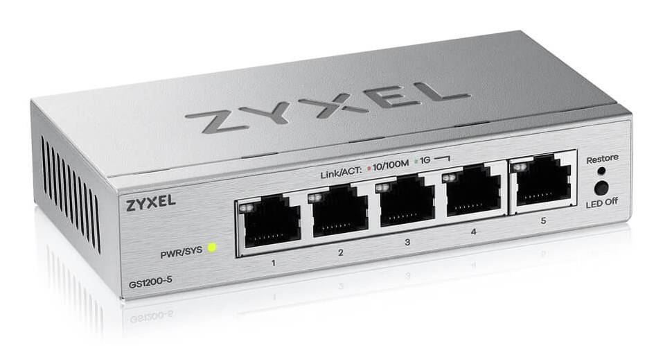 Zyxel GS1200-5V3, Géré, L2, Gigabit Ethernet (10/100/1000), Full duplex, Bureau-2