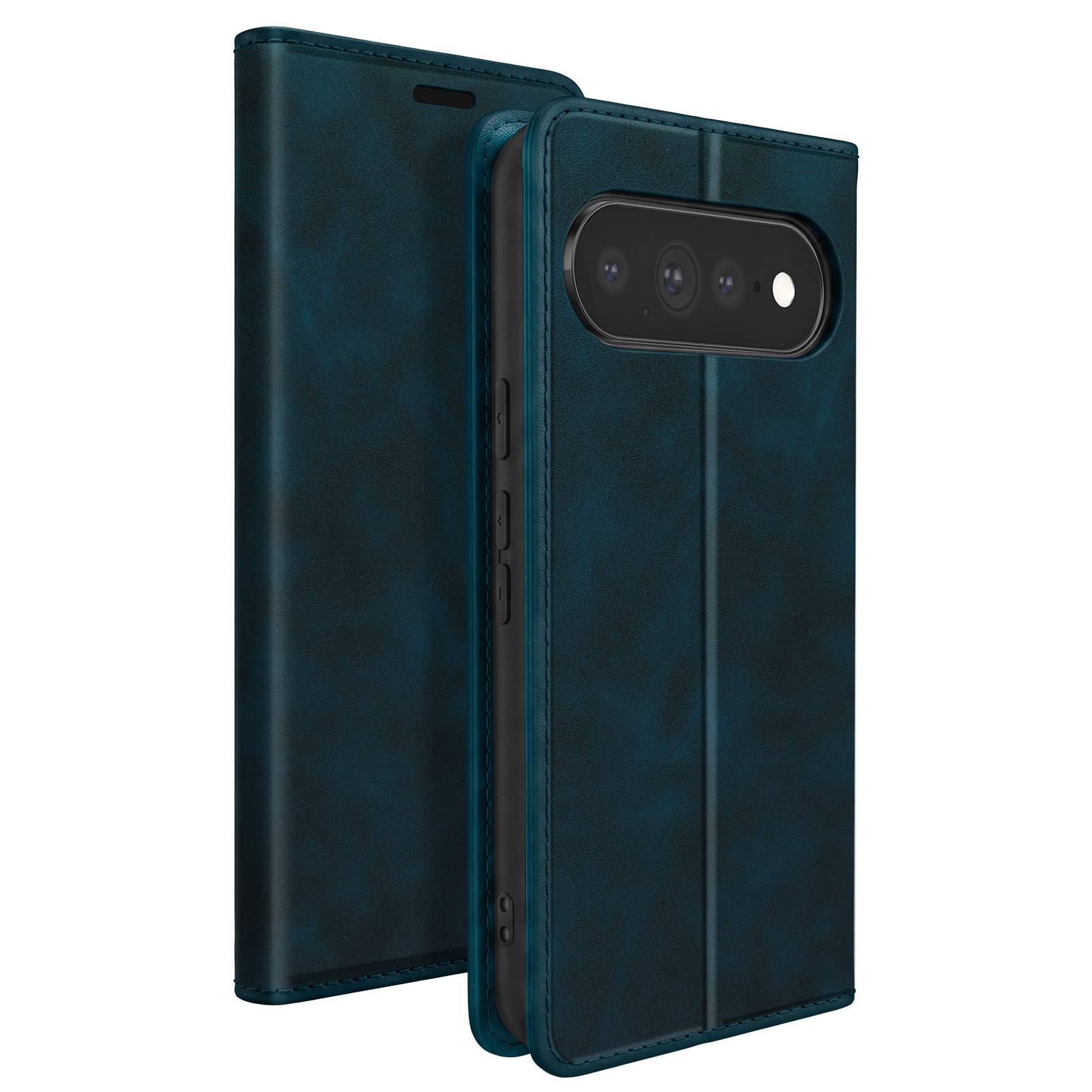 Étui Portefeuille pour Google Pixel 11 Pro XL Effet Daim avec Support-1