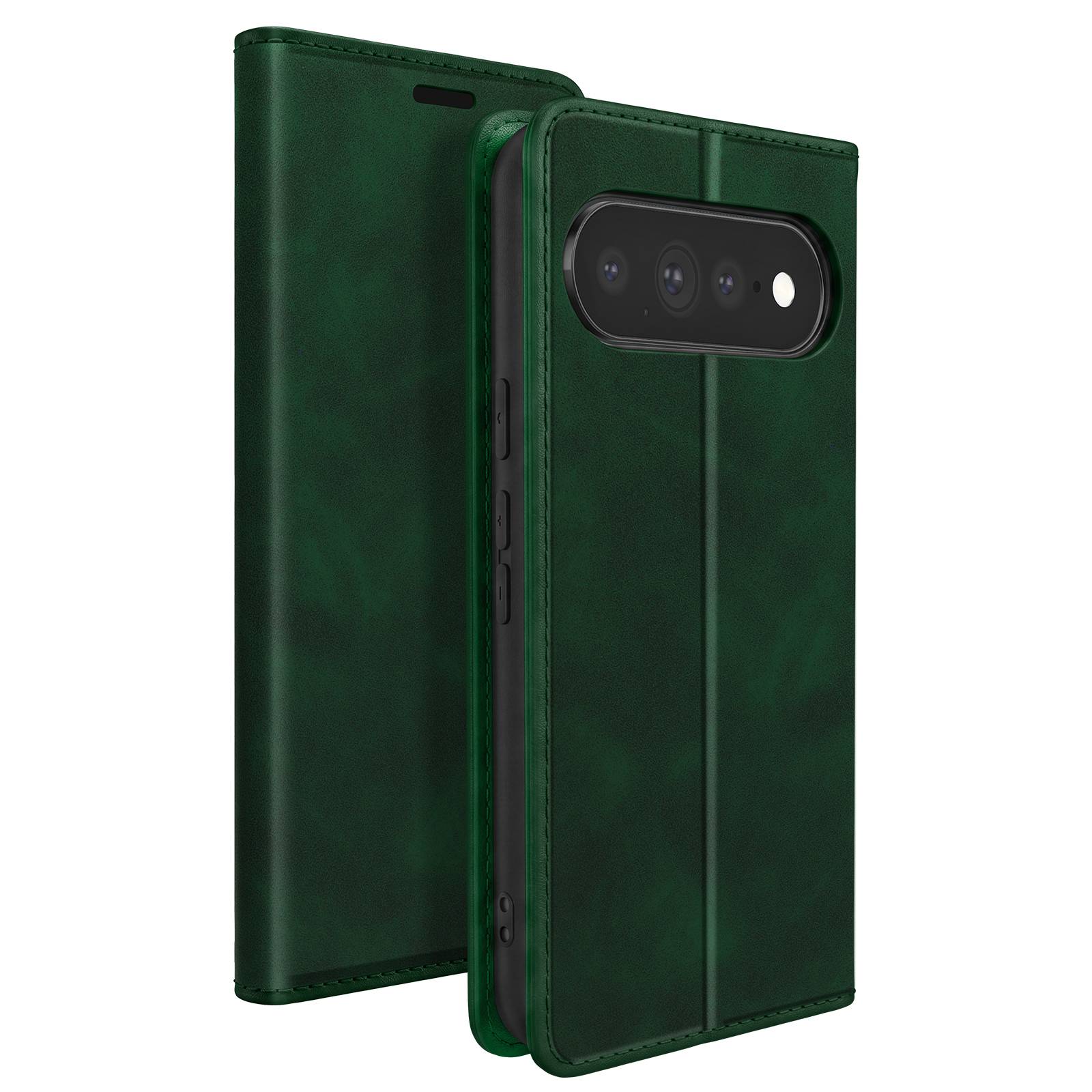 Étui Portefeuille pour Google Pixel 11 Pro XL Effet Daim avec Support-1