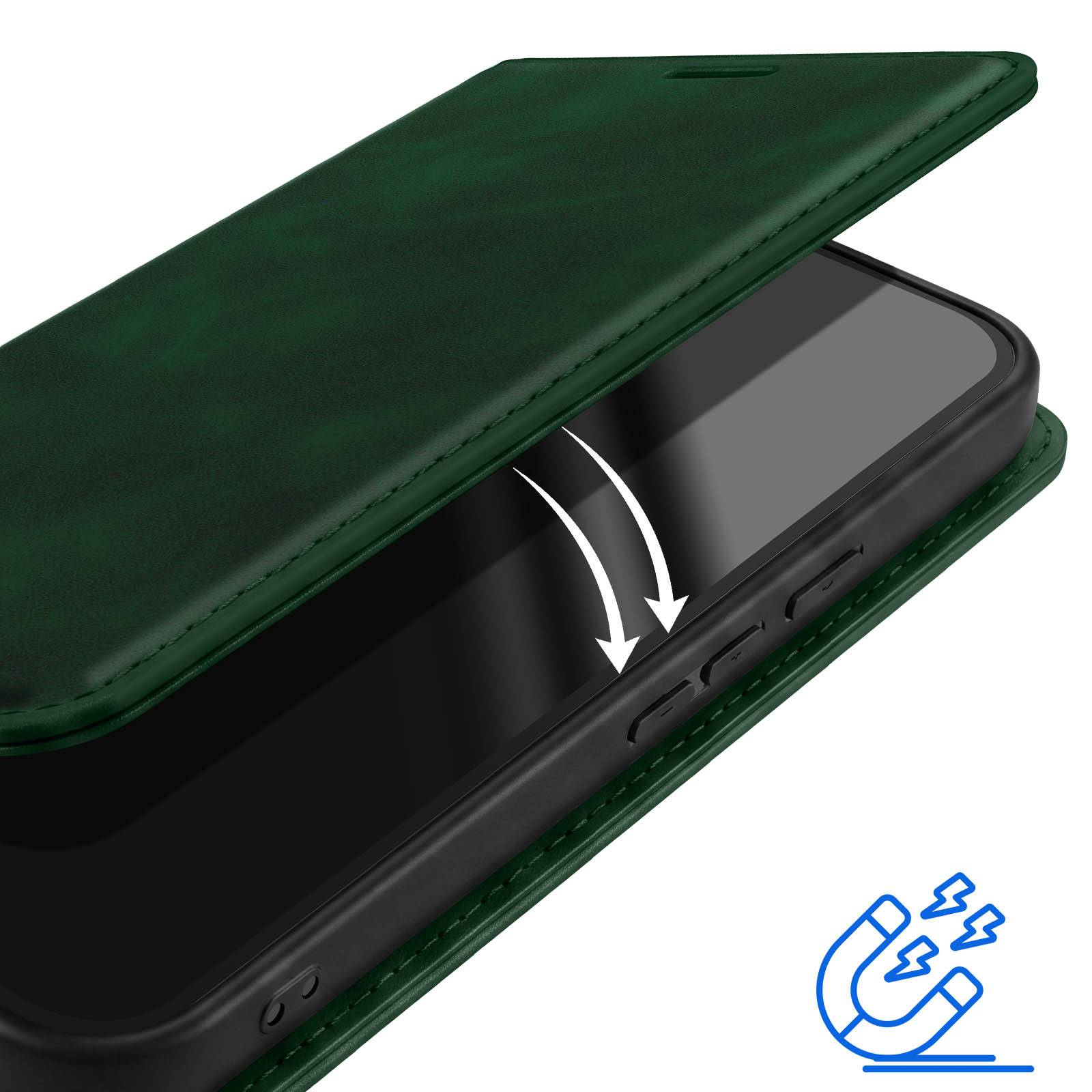 Étui Portefeuille pour Google Pixel 11 Pro XL Effet Daim avec Support-2
