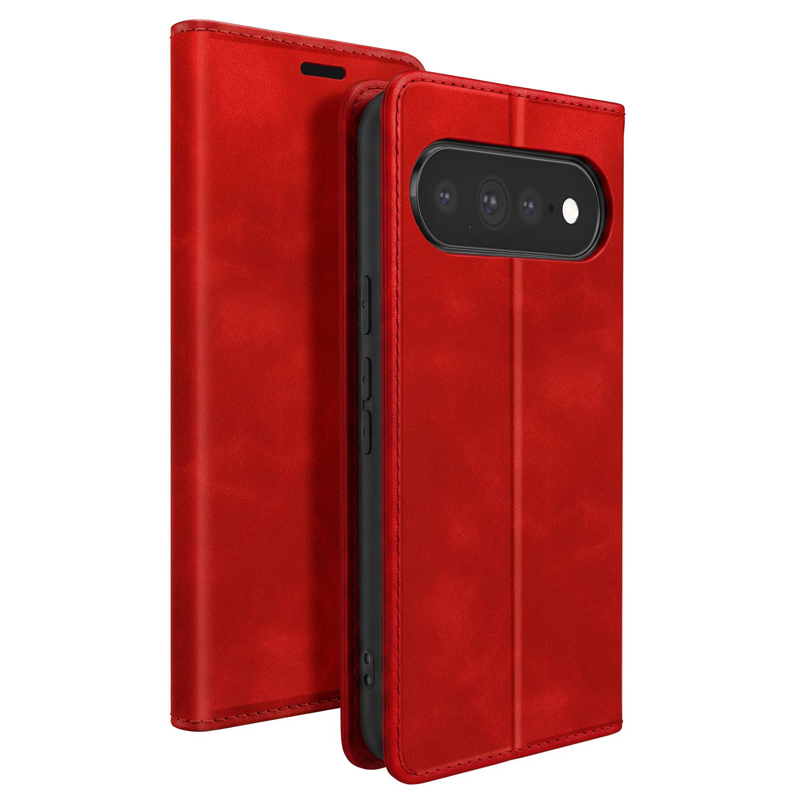 Étui Portefeuille pour Google Pixel 11 Pro XL Effet Daim avec Support-1