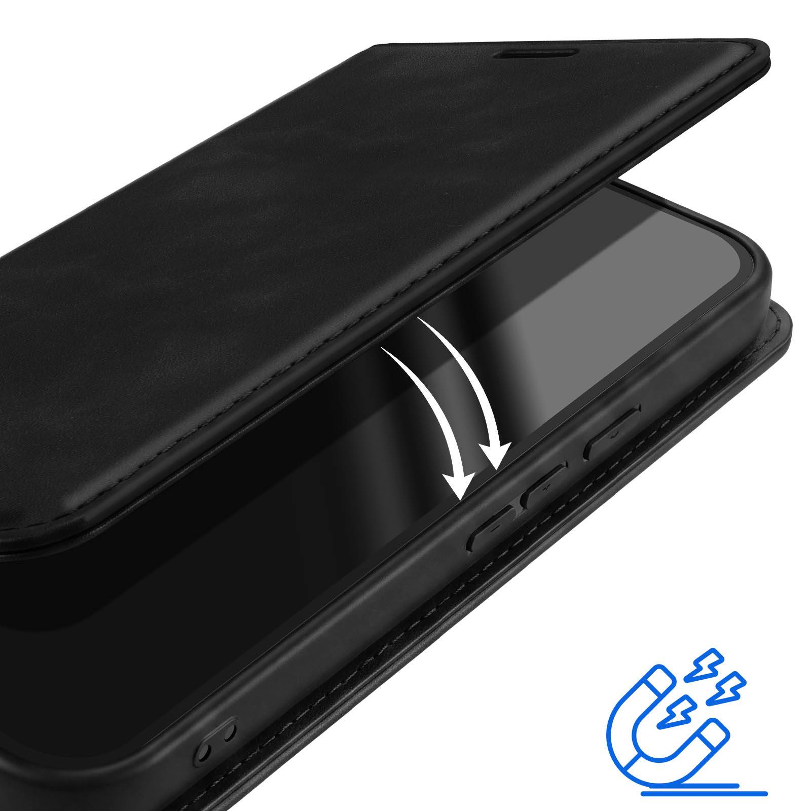 Étui Portefeuille pour Google Pixel 11 Pro XL Effet Daim avec Support-2