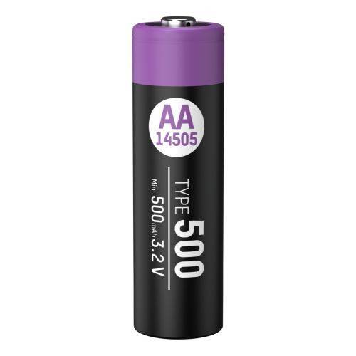 Pile LiFePO4 Mignon AA – 3,2 volts 500 mAh avec circuit de protection-1