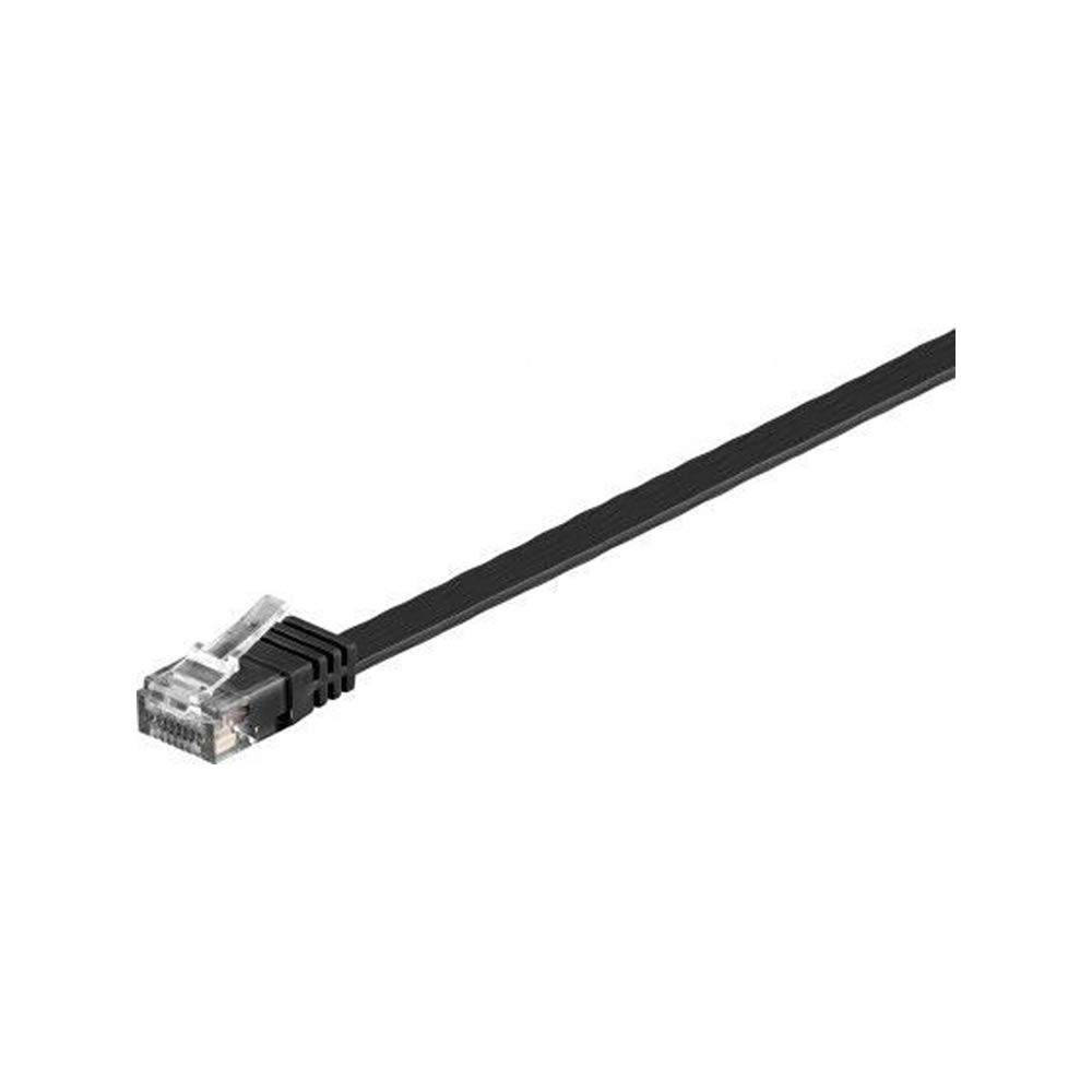 Câble patch plat Goobay CAT 6, U/UTP, noir 20 m-4