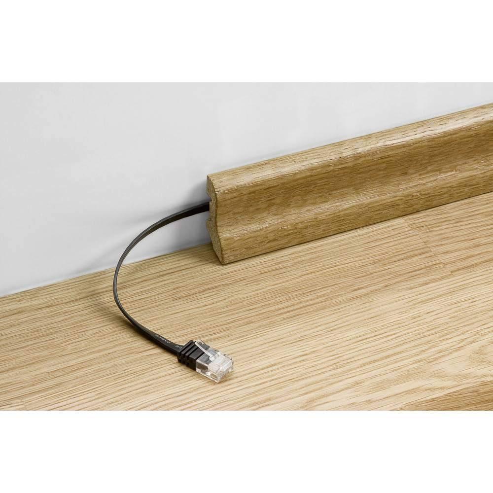 Câble patch plat Goobay CAT 6, U/UTP, blanc 15 m-3