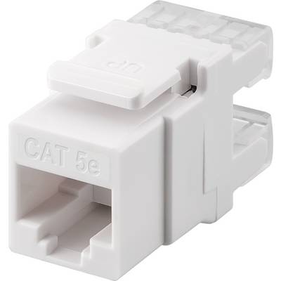 Goobay Keystone Module RJ45 CAT 5e, UTP - largeur 20 mm, bornier pour montage LSA (sans outil)-0