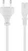 Cordon électrique Goobay 51326 blanc 1.5 m gaine en PVC 1 pc(s)