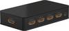 Commutateur Goobay HDMI™ 4 vers 1 (4K @ 60 Hz) - pour basculer entre 4 appareils HDMI™ connectés à 1 écran HDMI™