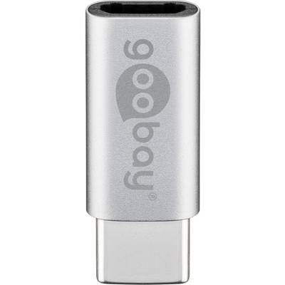 Adaptateur Goobay USB-C™ vers USB 2.0 Micro-B, argent - Fiche USB-C™ > Prise micro USB 2.0 (type B)-0