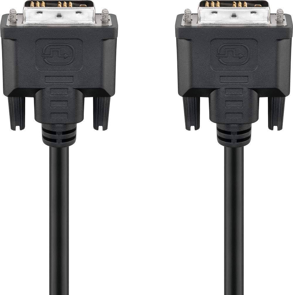 Goobay Câble DVI-D Full HD single link, nickelé - Fiche DVI-D single link (18+1 pin) > Fiche DVI-D single link (18+1...-1