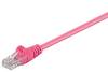 Câble patch Goobay CAT 5e, U/UTP, magenta 2 m