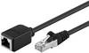 Câble d'extension Goobay CAT 5e, F/UTP, noir 10 m