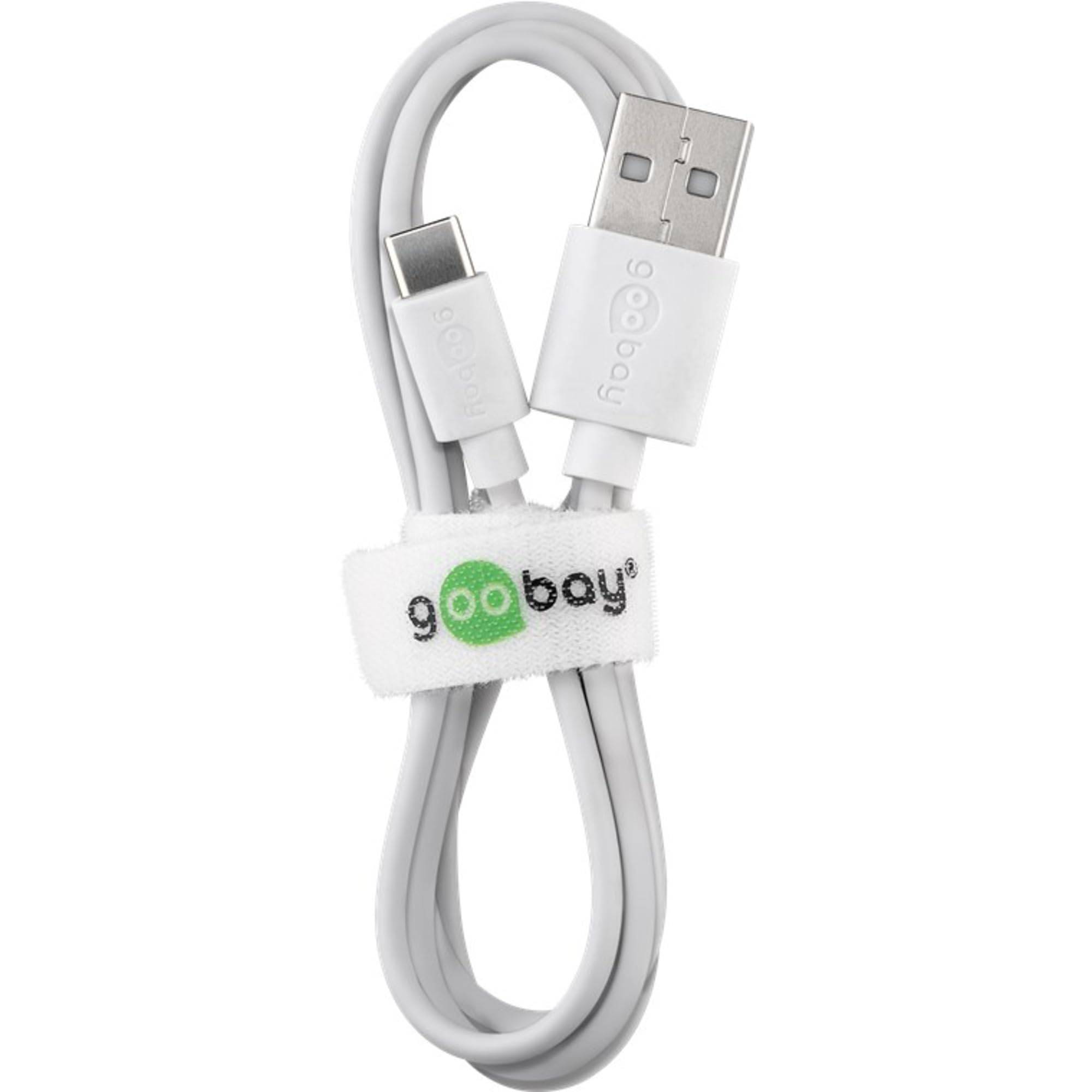 Kit de charge Goobay USB-C™ 1 A - bloc d'alimentation avec câble Type-C™ 1 m (blanc)-3
