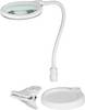 Goobay Lampe Loupe sur Pied/Pince LED 6W - 480lm Lentille en Verre 100mm Grossissement 1.75x 3 Dioptries