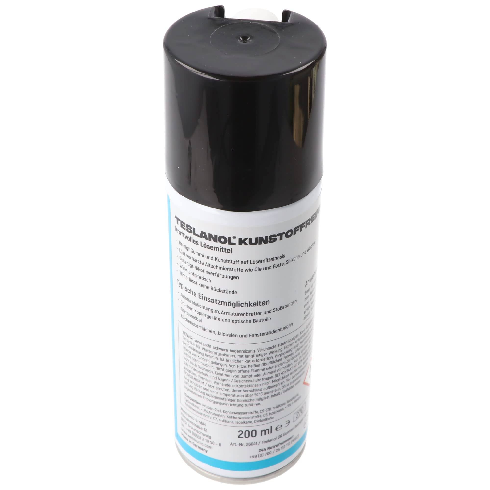 Spray nettoyant caoutchouc Teslanol GR 200 ml spécialement pour les pièces en caoutchouc-1