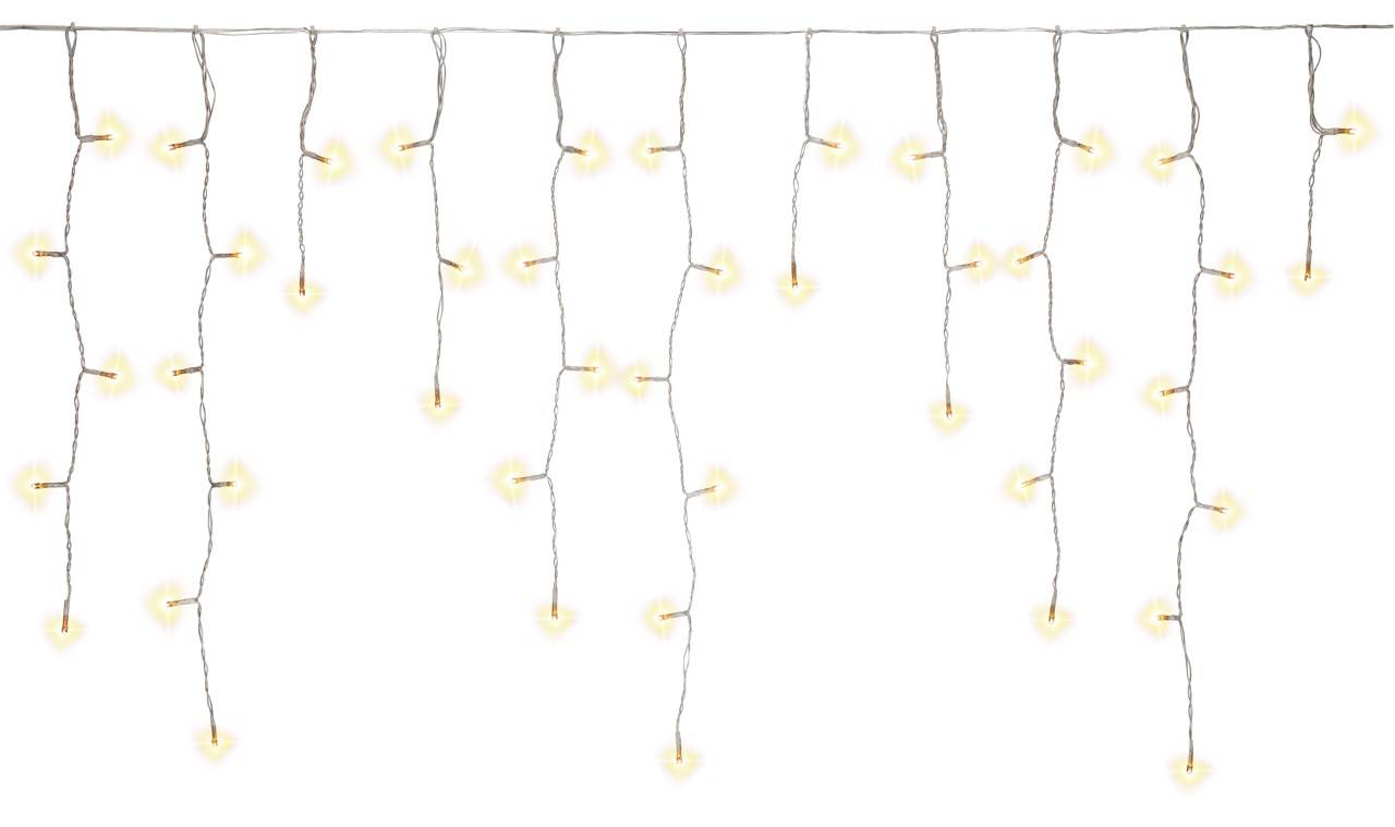 Guirlande lumineuse Goobay 400 LED pluie verglaçante - avec fonction de minuterie et transformateur externe 24 V,...