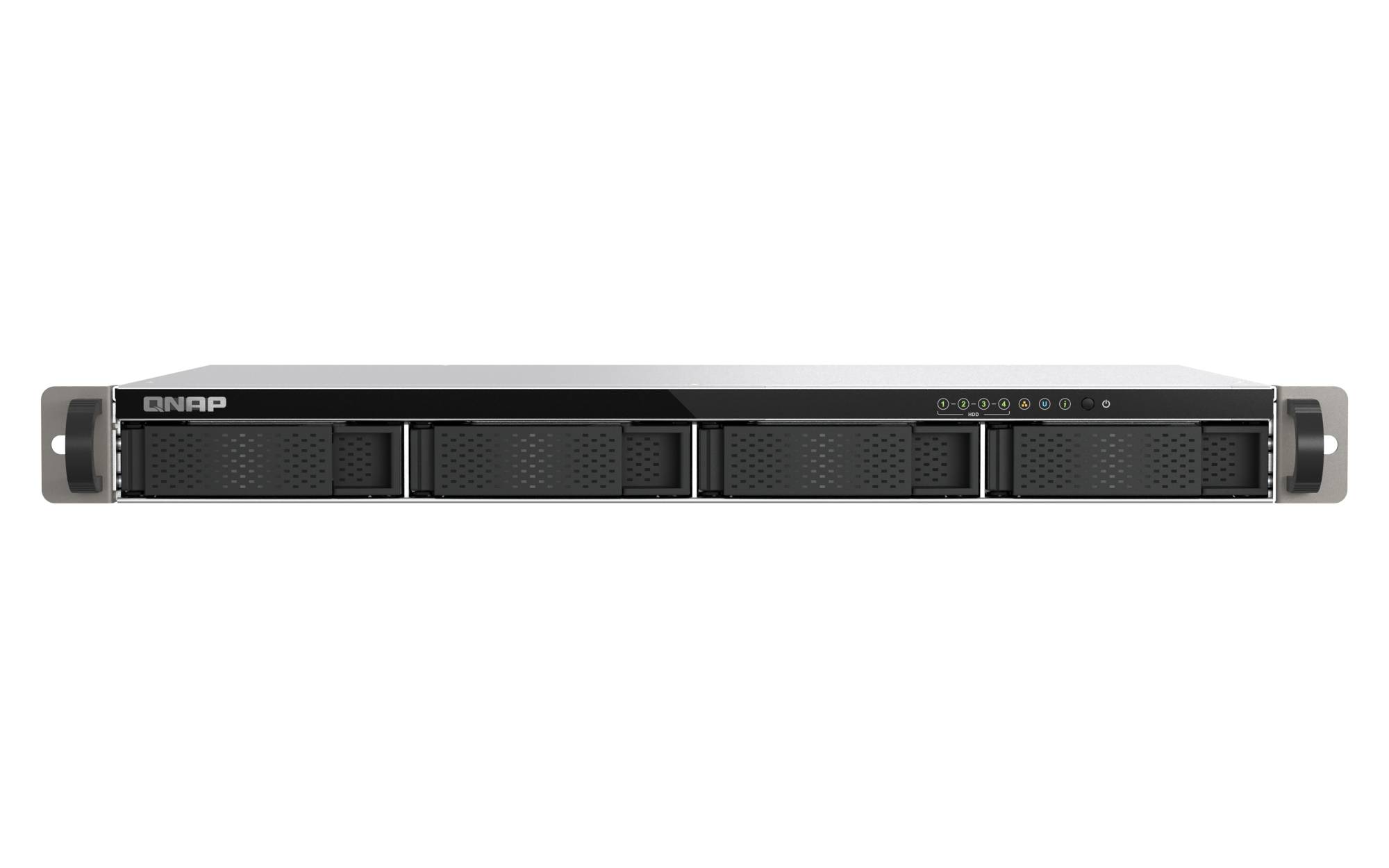 1U 4-bay short-depth NAS ARM 4C 1.7GHz-1