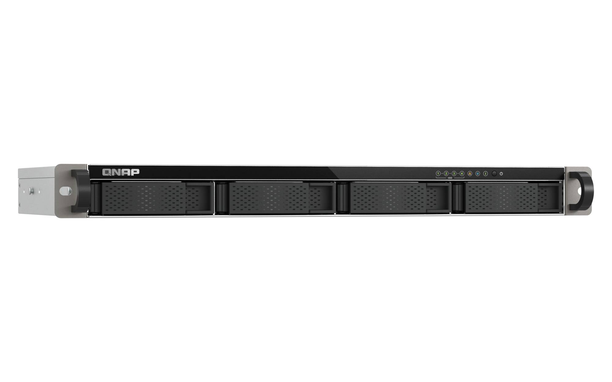 1U 4-bay short-depth NAS ARM 4C 1.7GHz-2