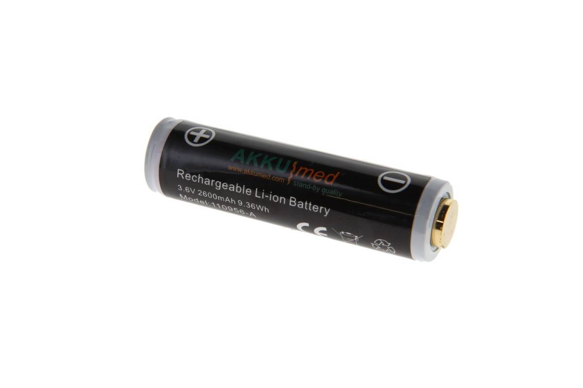 Batterie Li-ion AKKUmed pour tensiomètre Welch Allyn ProBP 3400, Connex 719028-2, BATT11, 411646 - 3,6 V 2600 mAh 72...-0