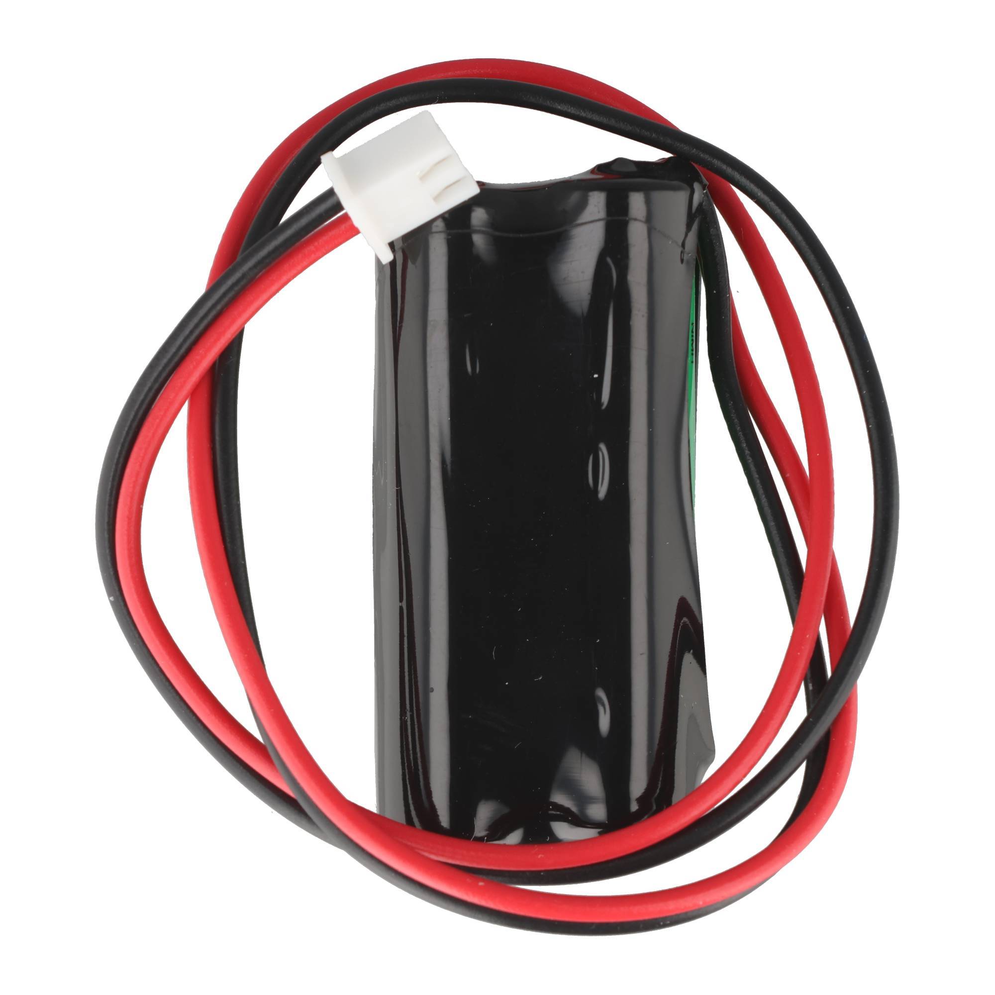 Batterie d'éclairage de secours NiMH 4,8 V 800 mAh F2x2 Micro AAA avec câble et prise 100 mm remplace Fischer...-4