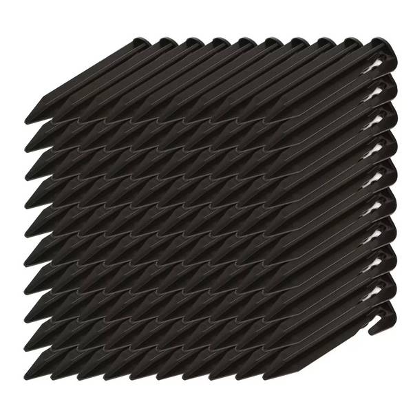100x crochets, clous, ancrages au sol compatibles avec câble périphérique pour robots tondeuses Husqvarna, Gardena,...