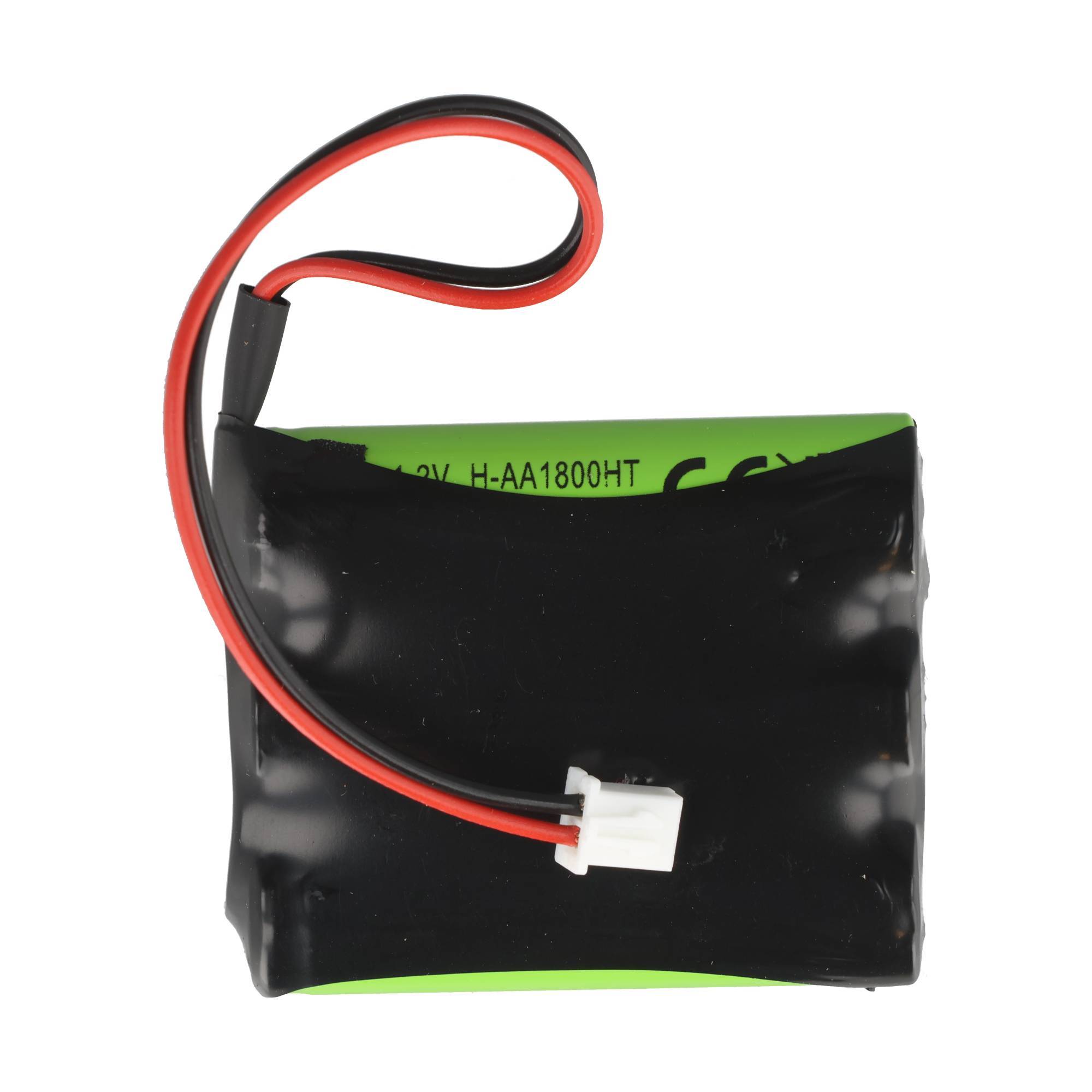 Batterie éclairage de secours NiMH 3.6V 1800mAh F1x3 Mignon AA avec câble 150mm et fiche-3