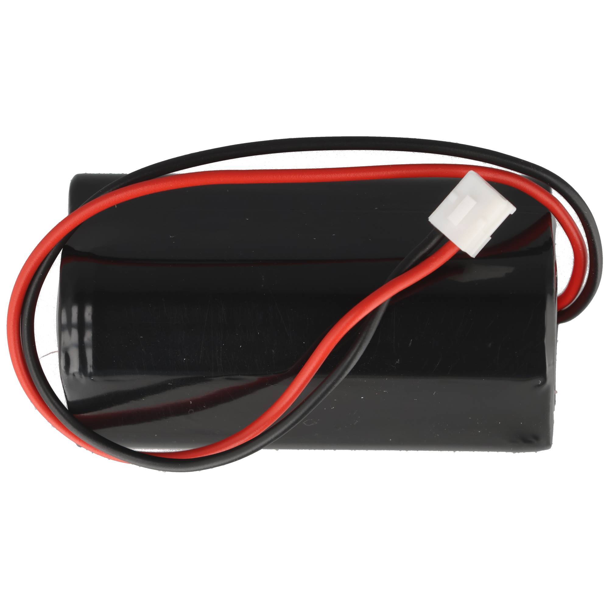 Batterie pour éclairage de secours NiMH 3,6V 1800mAh D1x3 Mignon AA avec câble et fiche remplace RZB 106800-4