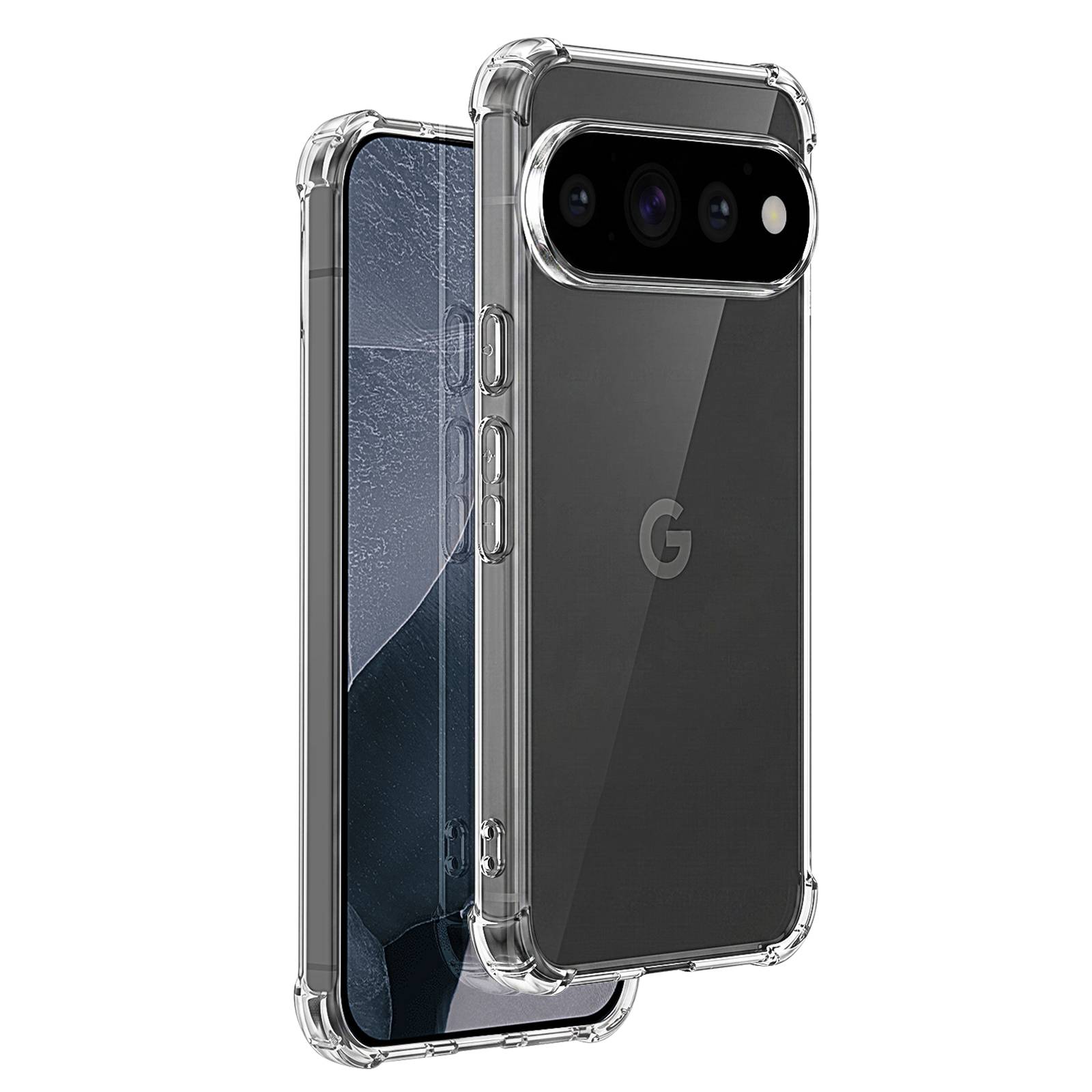 Coque pour Google Pixel 11 Pro en Silicone avec Coins Renforcés-0
