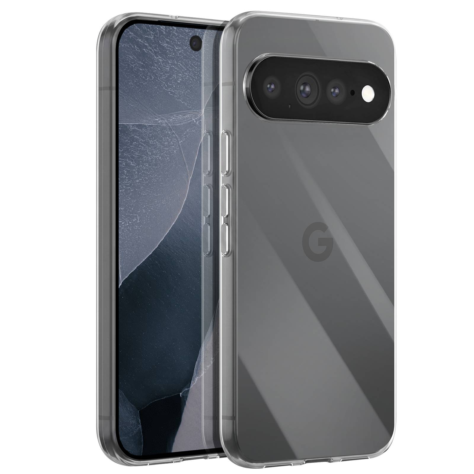 Coque pour Google Pixel 11 Pro XL Slim avec Bords Relevés Compatible Qi-0