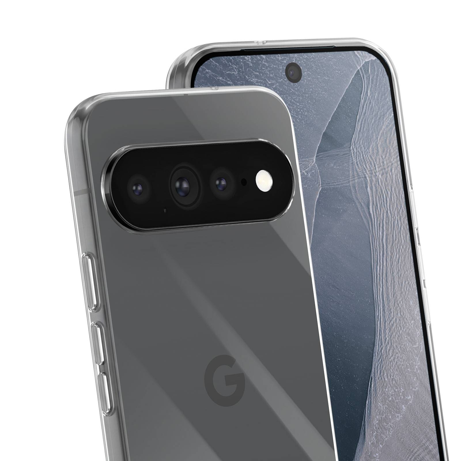 Coque pour Google Pixel 11 Pro XL Slim avec Bords Relevés Compatible Qi-2