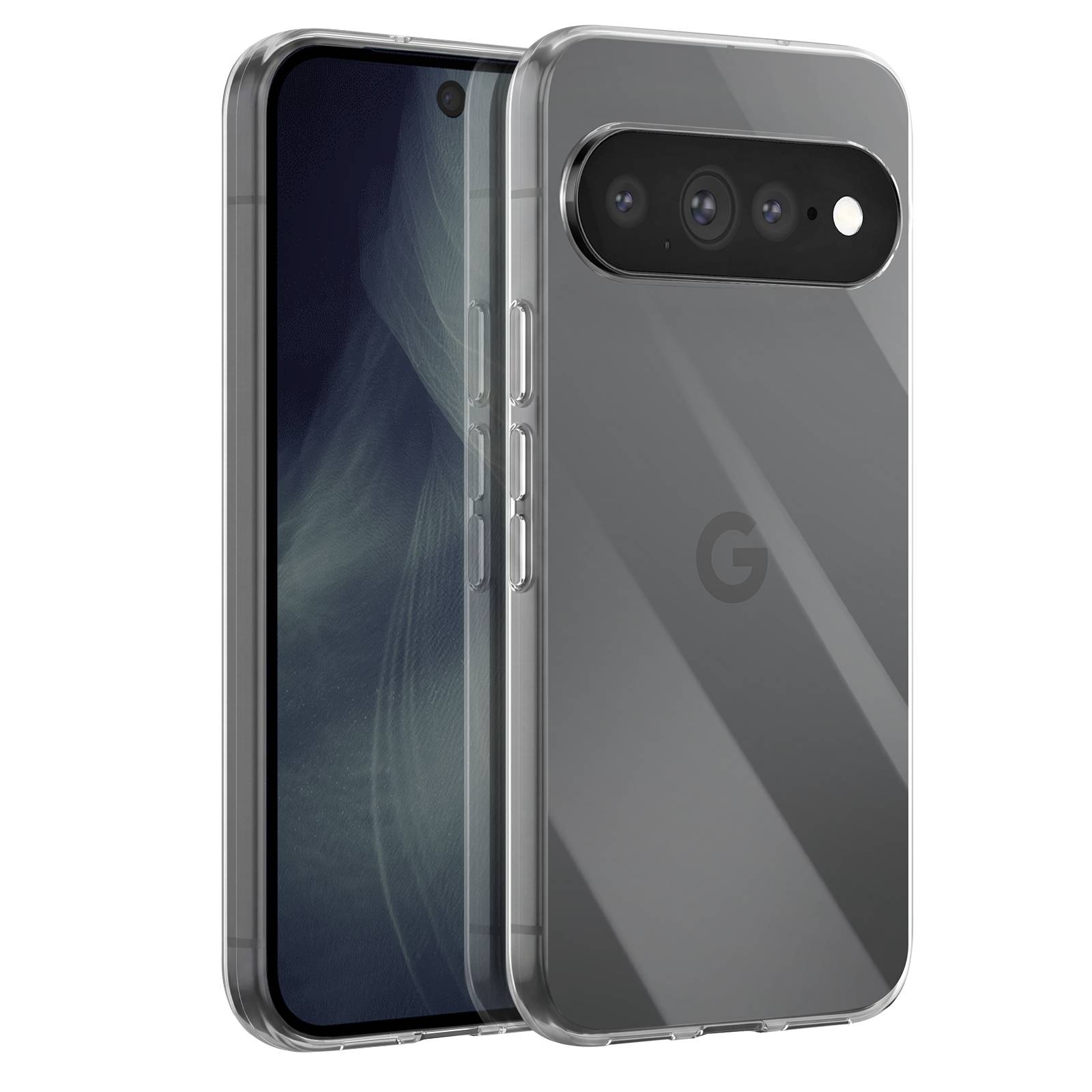 Coque pour Google Pixel 11 Slim avec Bords Relevés Compatible Qi-0