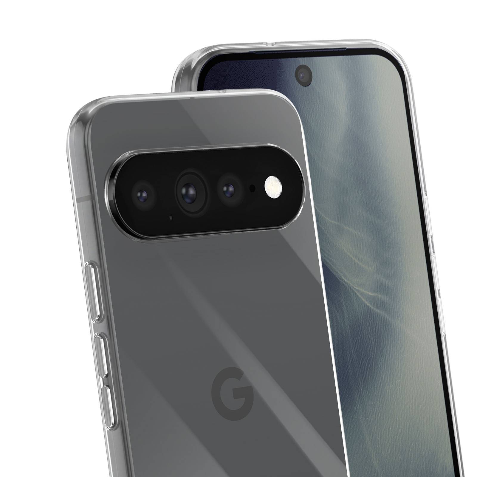 Coque pour Google Pixel 11 Slim avec Bords Relevés Compatible Qi-2