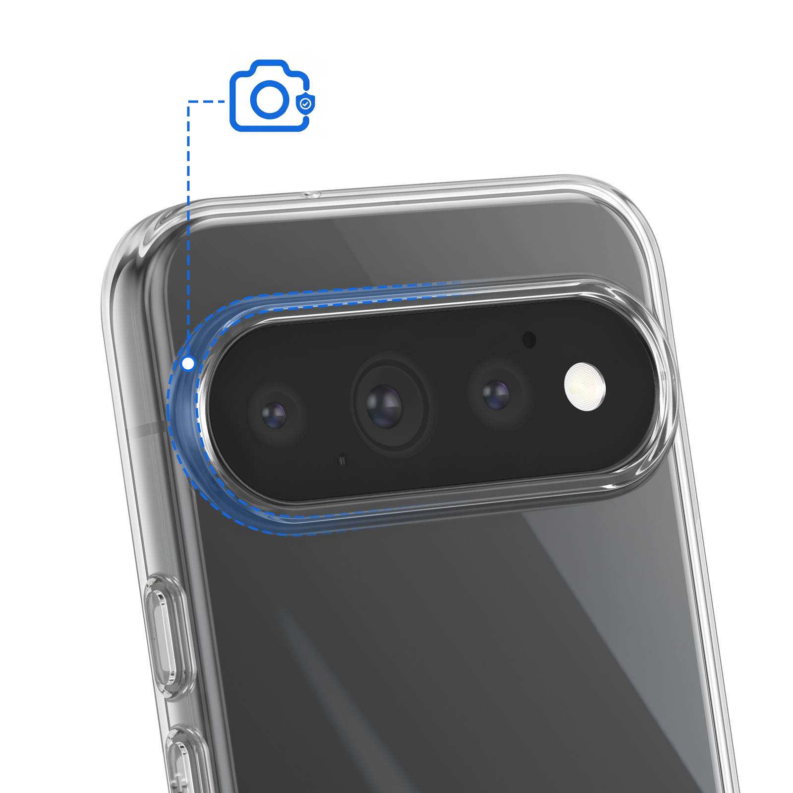 Coque pour Google Pixel 11 Pro Série Clear Case avec Protection Caméra-2