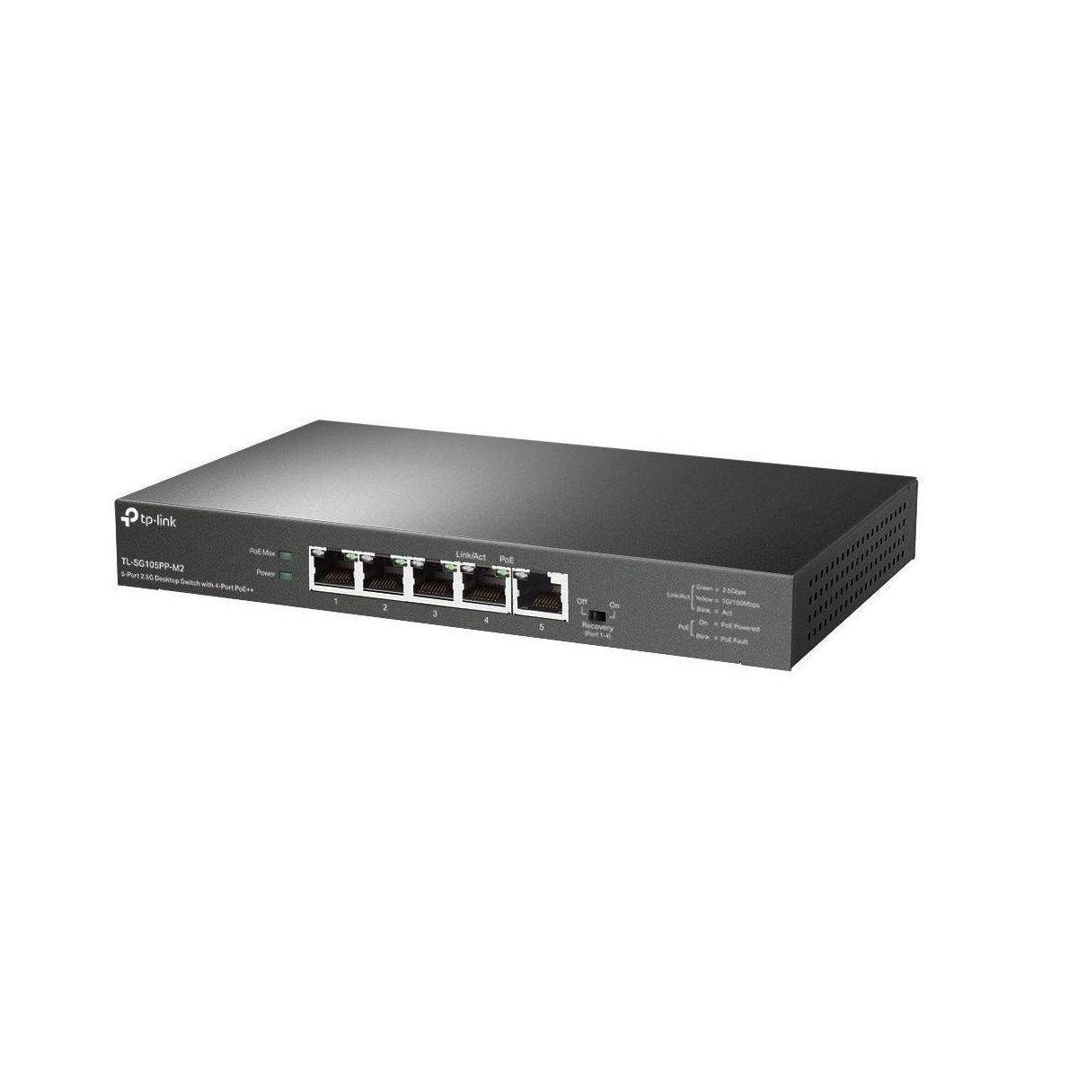TP-Link TL-SG105PP-M2, Non-géré, Gigabit Ethernet (10/100/1000), Connexion Ethernet, supportant l'alimentation via ce po-1