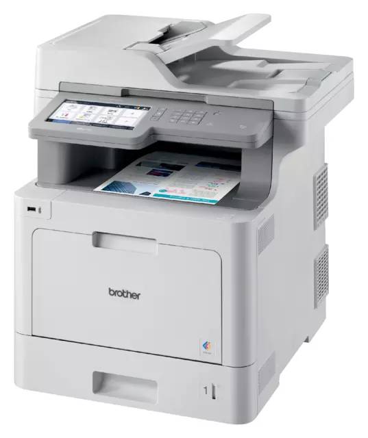 Brother MFC-L9570CDW, Laser, Impression couleur, 2400 x 600 DPI, A4, Impression directe, Blanc-0