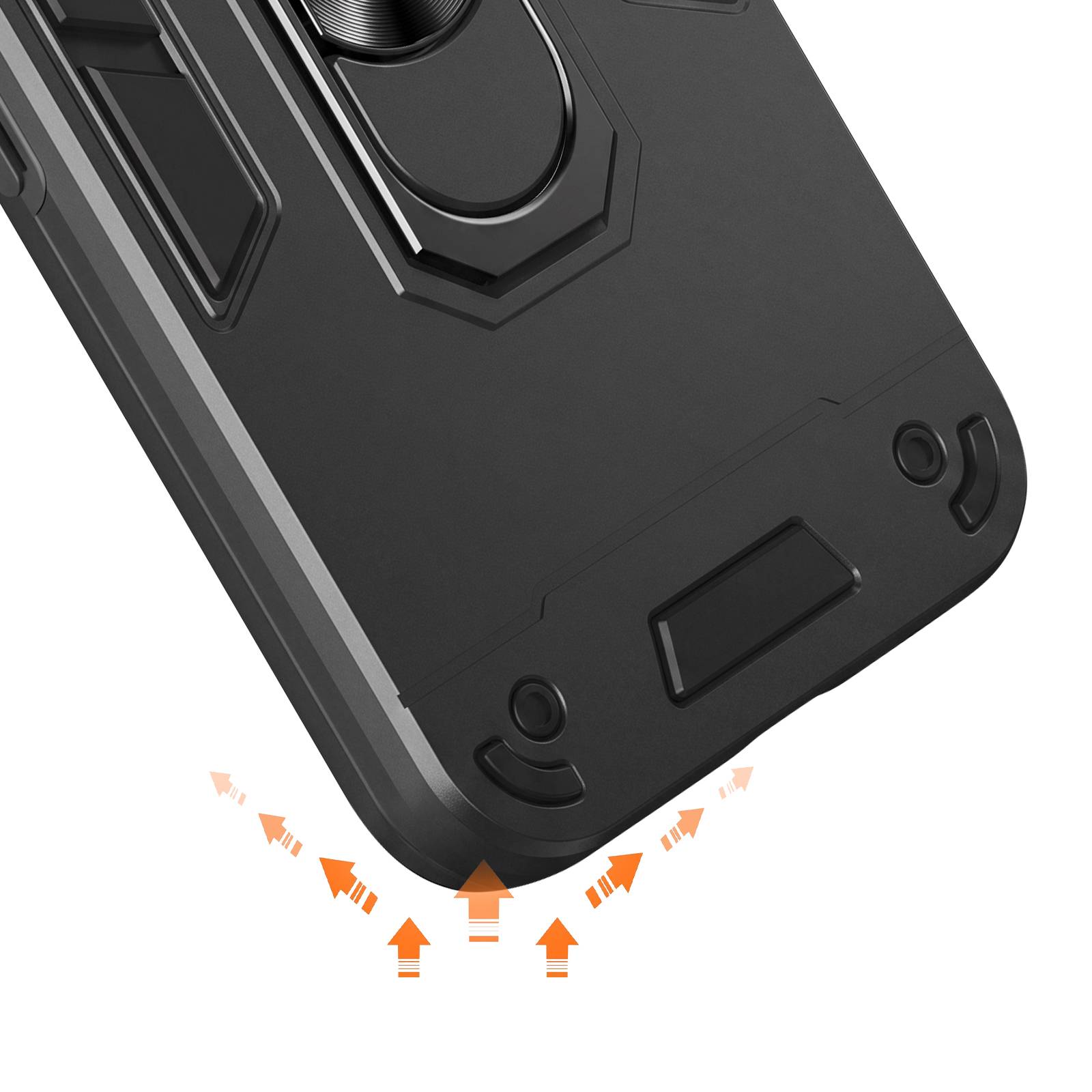 Coque pour Google Pixel 11 Pro XL Antichoc avec Bague et Cache Caméra-4