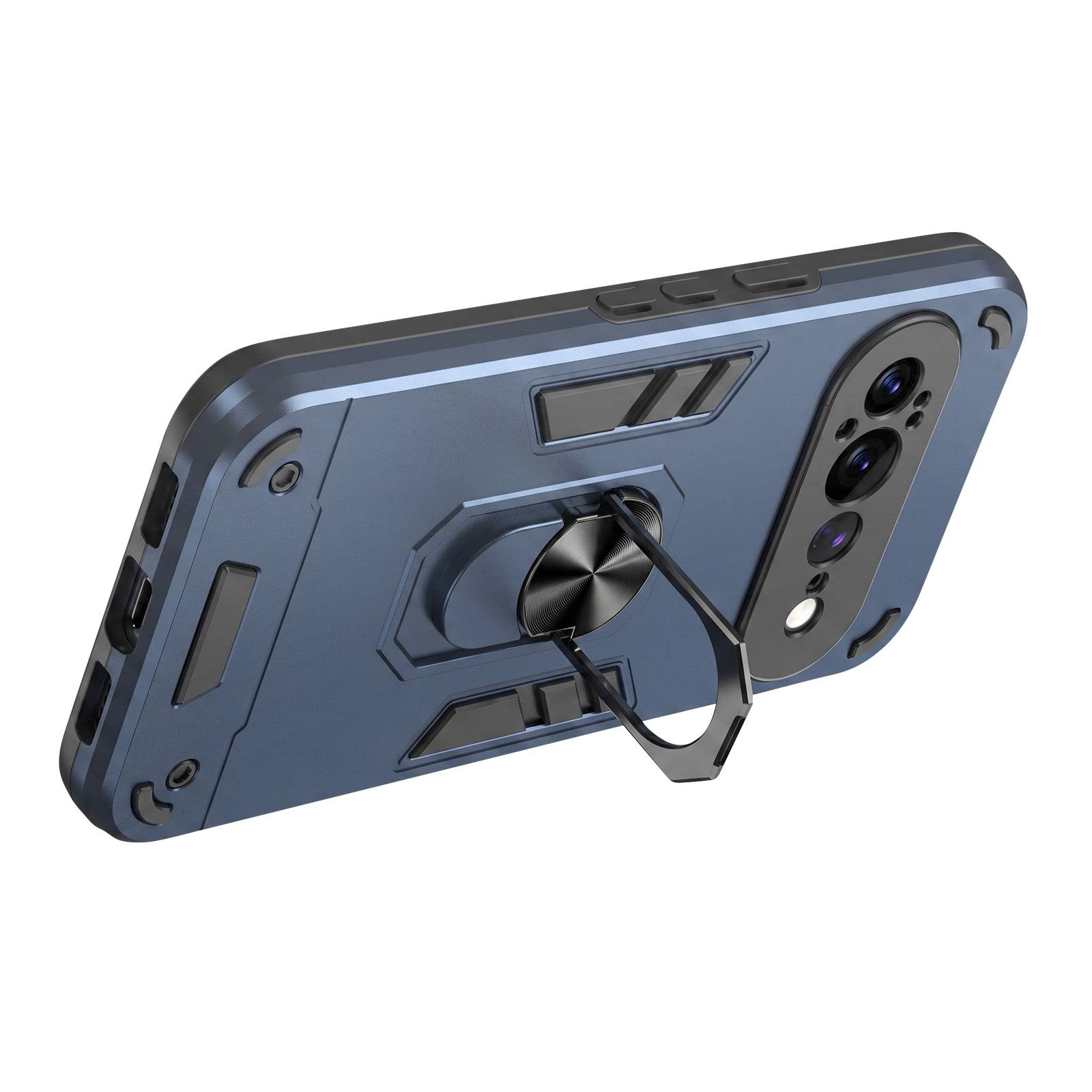 Coque pour Google Pixel 11 Pro XL Antichoc avec Bague et Cache Caméra-1