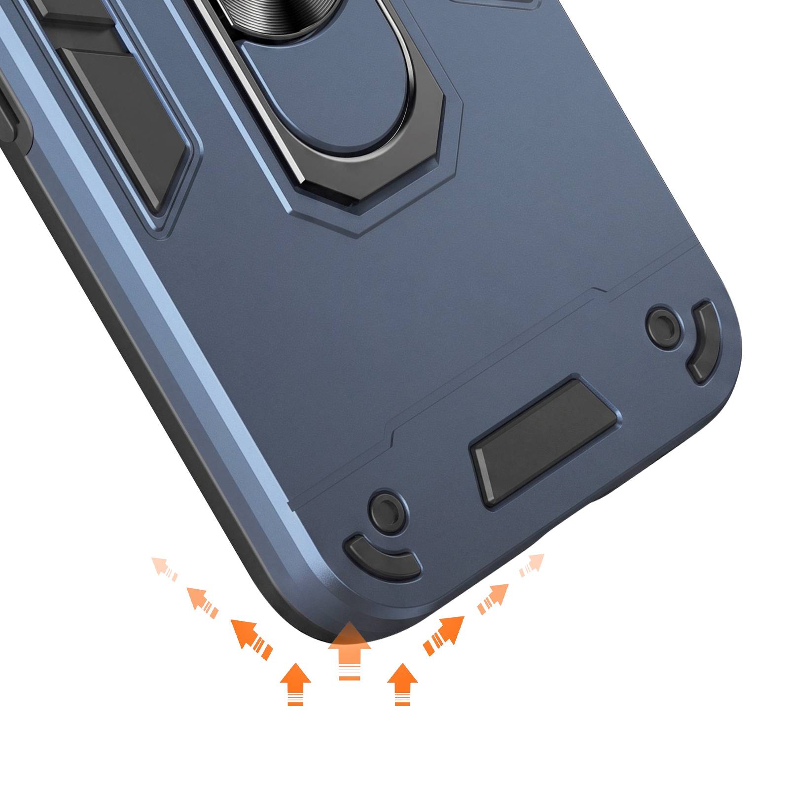 Coque pour Google Pixel 11 Pro XL Antichoc avec Bague et Cache Caméra-4