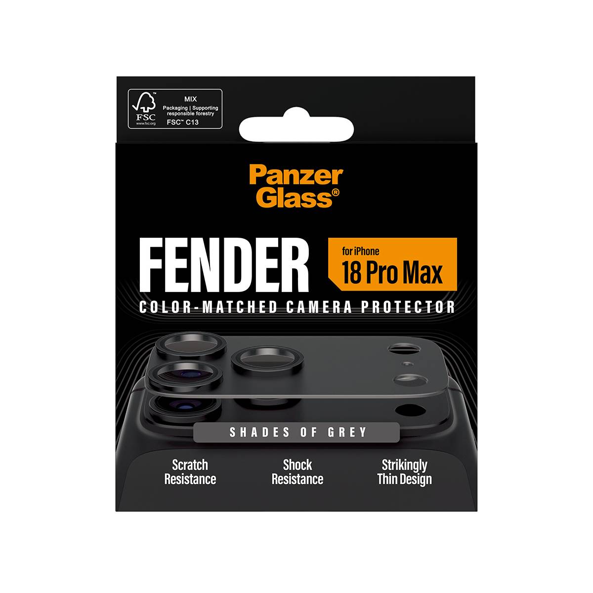 Protection d'Objectif Caméra pour iPhone 18 Pro Max avec Cadre en Aluminium-2