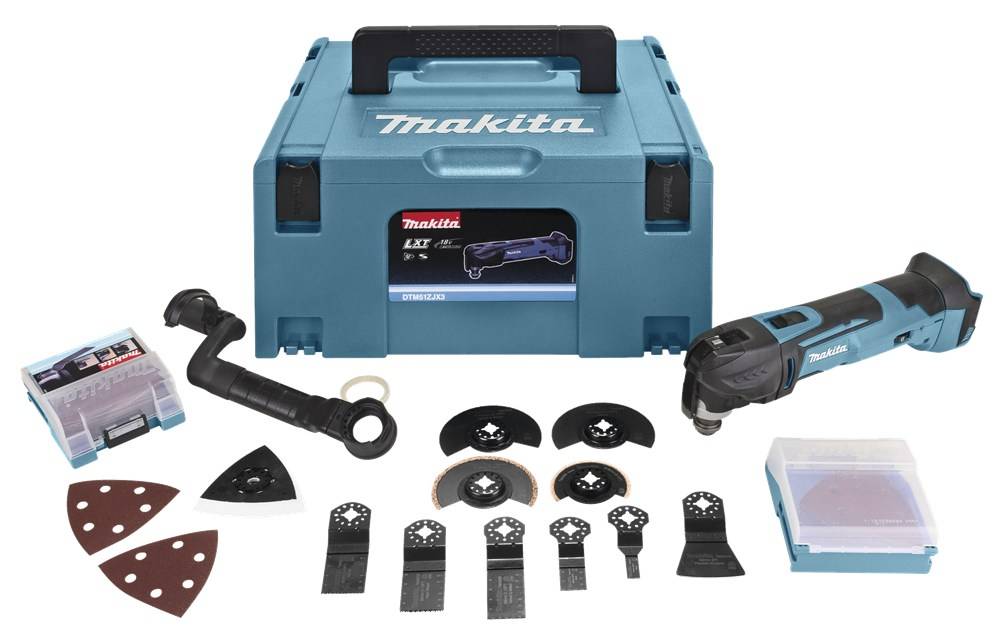 Découpeur-ponceur multifonctions 18V (sans batterie ni chargeur) + coffret MAKPAC - MAKITA - DTM51ZJX3-2