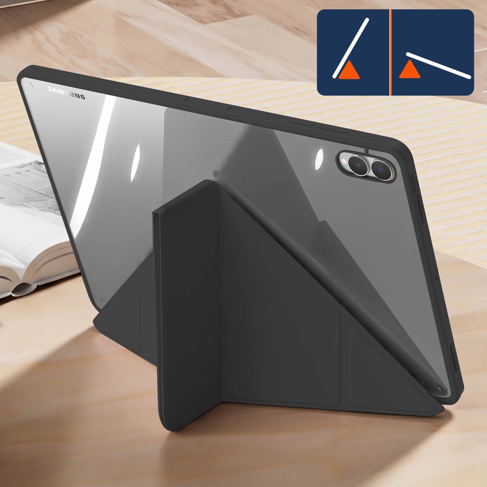 Étui Clapet pour Galaxy Tab S12 Ultra avec Support Origami-3