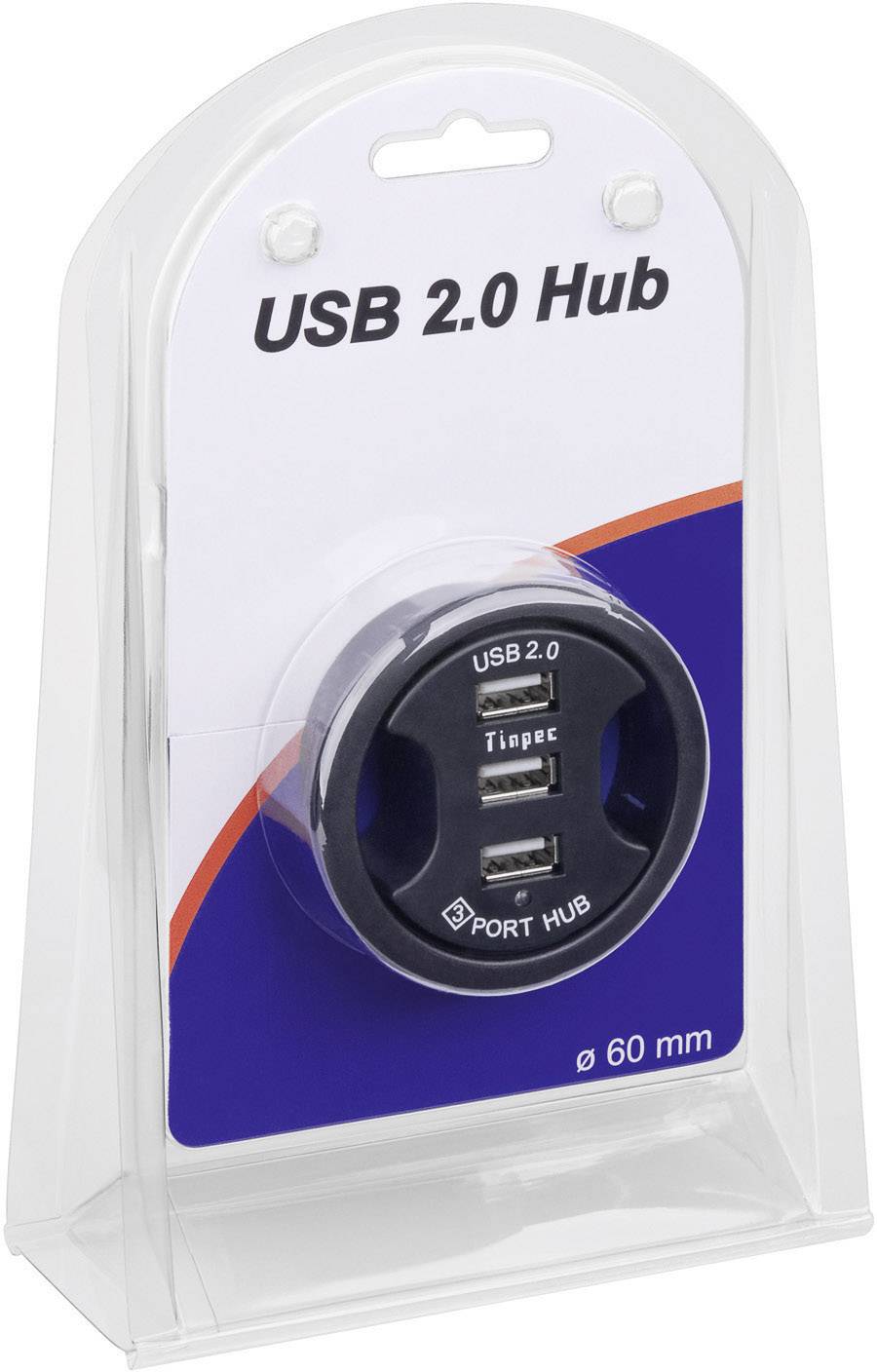 Goobay 3-way USB 2.0 Hi-Speed HUB/distributeur intégré - pour installation dans des douilles de table de 60 mm-4