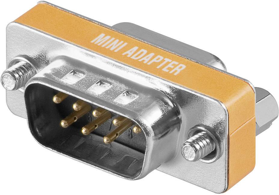 Adaptateur série Goobay [1x SUB-D mâle 8 pôles - 1x SUB-D femelle 9 pôles] vissable-0