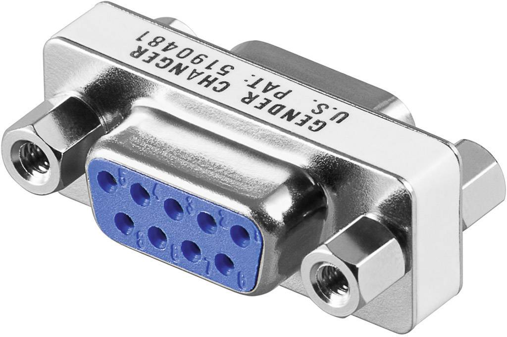 Adaptateur série Goobay [1x SUB-D femelle 9 pôles - 1x SUB-D femelle 9 pôles] vissable-0