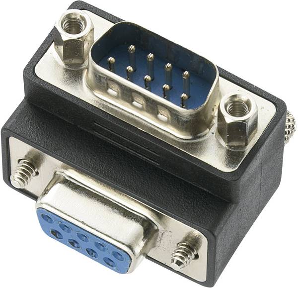 Adaptateur série Renkforce [1x SUB-D mâle 9 pôles - 1x SUB-D femelle 9 pôles]  vissable