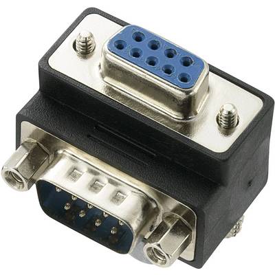 Un adaptateur changeur de genre VGA avec un connecteur et un port bleus, adapté pour relier deux câbles VGA entre eux.