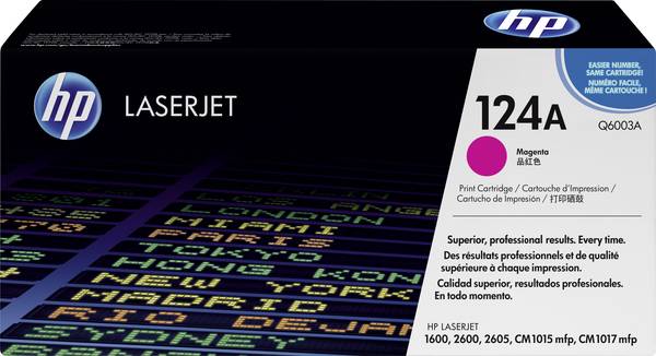 Toner d'origine HP 124A magenta Q6003A