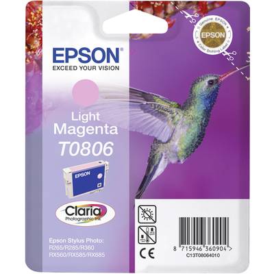 Cartouche d'encre Epson T080640 (colibri) magenta clair